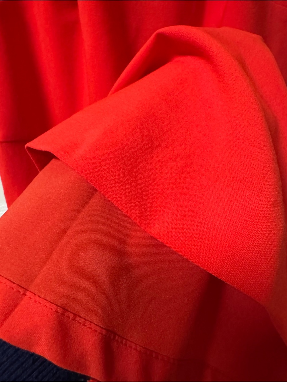Banana Republic Bright Red Orange Sleeveless Dress Wool Blend size 6 - Picture 6 of 10